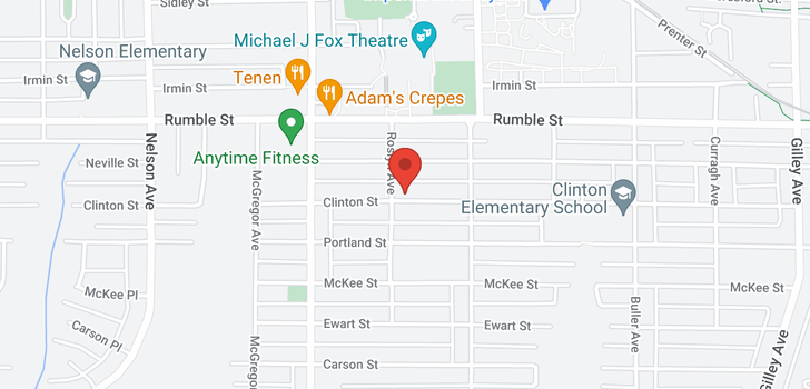map of 5425 CLINTON STREET